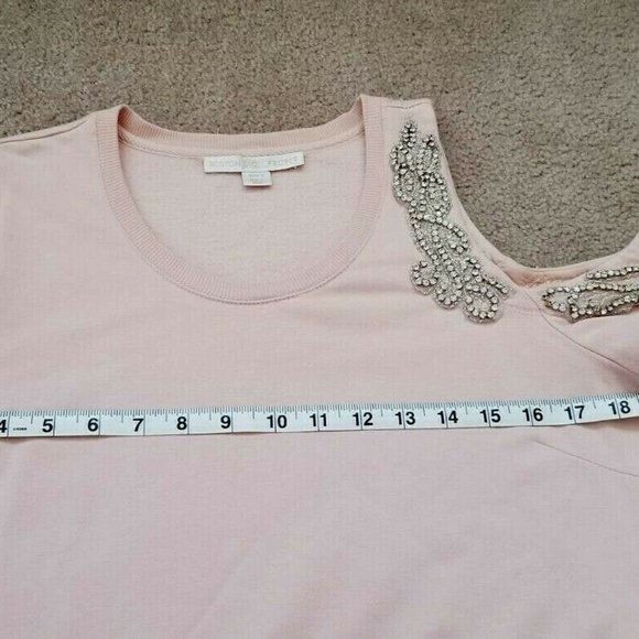 Boston proper  Sweat Dress Antique Rose sz S - Picture 7 of 11